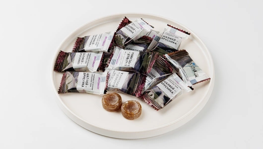 Леденцы на основе сибирских трав со вкусом шалфей-брусника 48 г