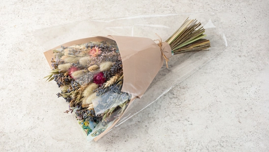 Букет сухоцветов "Лаванда и травы"