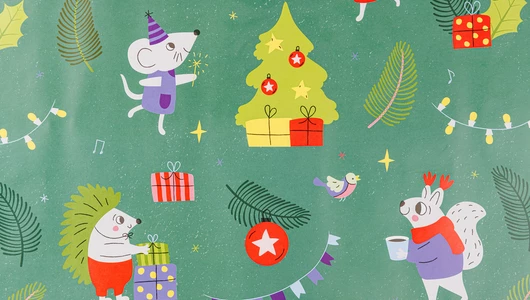 Бумага подарочная (детская)