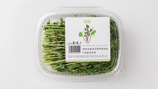 Микрозелень гороха, 50 г Микрозелень гороха, 50 г