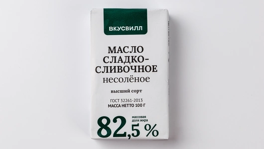 Масло сливочное 82,5%, 100г Масло сливочное 82,5%, 100г