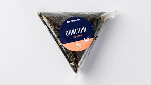 Онигири с крабом Онигири с крабом