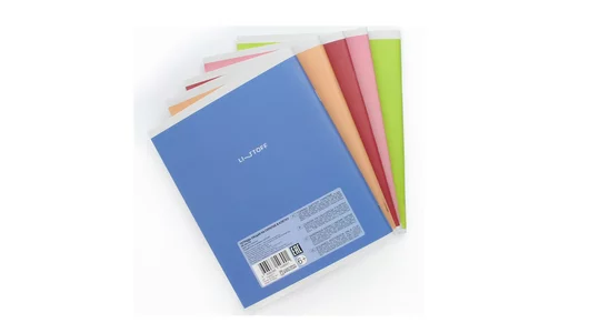 Тетрадь общая Listoff Цвет настроения А5 96 листов в клетку на скрепке Тетрадь общая Listoff Цвет настроения А5 96 листов в клетку на скрепке