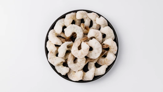 Креветки белоногие "Королевские" очищ. с хвостом с/м 26/30 зам., 500 г