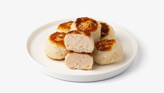 Котлеты из индейки и цыпленка с сыром чеддер