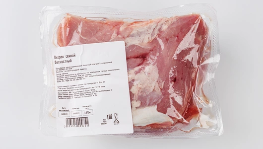 Окорок свиной бескостный охл, вес Окорок свиной бескостный охл, вес