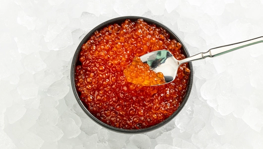 Икра горбуши лососевая (из зам. сырья) охл., вес