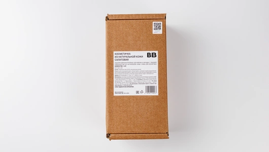 Косметичка из натуральной кожи салатовая