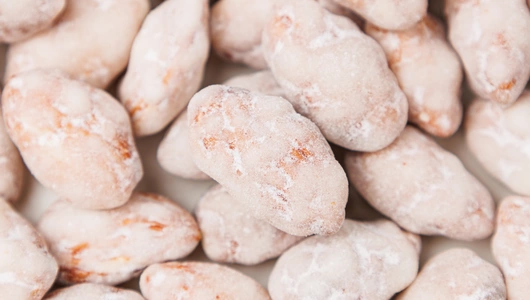 Миндаль жареный в обсыпке "Сливки и мед" Миндаль жареный в обсыпке "Сливки и мед"