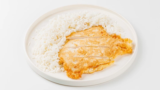 Рис с куриной бризолью