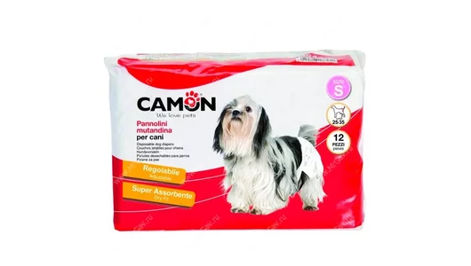 Подгузники для собак и кошек , р-р S, 25-35 см (р-р 1) CAMON