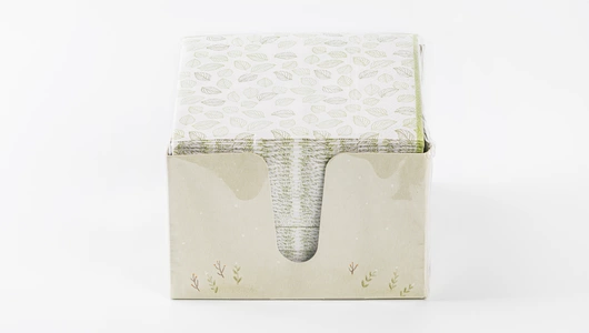 Салфетки бумажные 2сл 85 листов, в салфетнице Салфетки бумажные 2сл 85 листов, в салфетнице