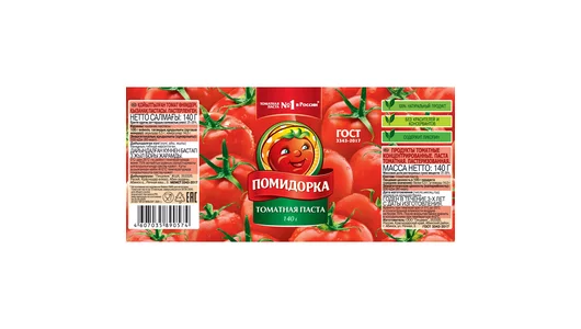 Томатная паста Помидорка 140 г