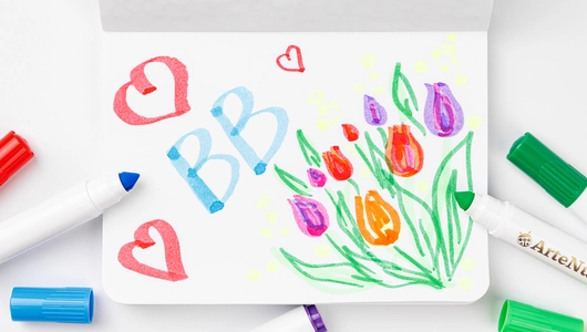 Набор фломастеров, на водной основе, 12 цветов