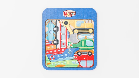 Головоломка "Транспорт", 8 деталей