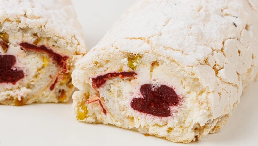 Рулет фисташковый с малиной, 470 г