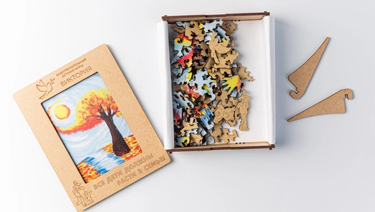 Пазл деревянный "Осень"