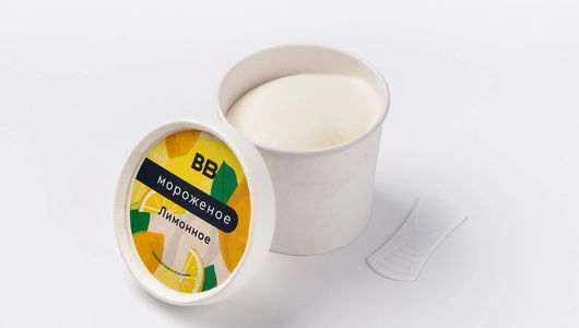 Мороженое сливочное "Лимонное"