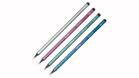 Карандаш чернографитный Attache Selection Galactic HB круглый заточенный в ассортименте 1 шт Карандаш чернографитный Attache Selection Galactic HB круглый заточенный в ассортименте 1 шт