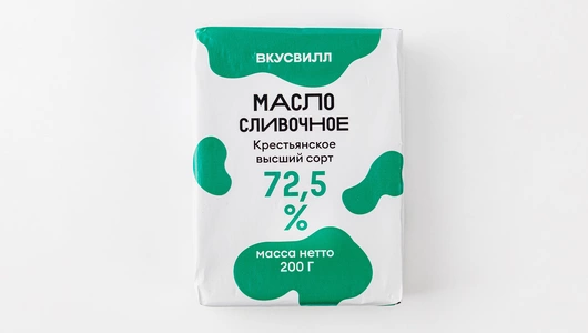 Масло крестьянское 72,5%, 200 г Масло крестьянское 72,5%, 200 г