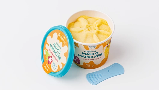 Сорбет "Манго-Маракуйя" Сорбет "Манго-Маракуйя"