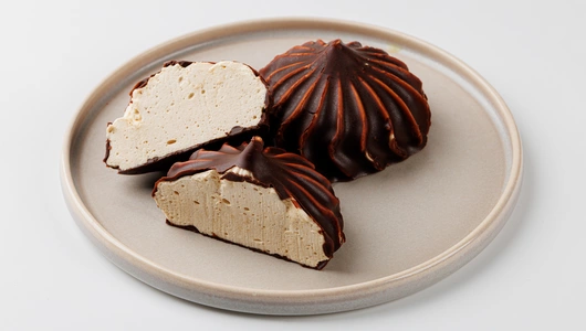 Зефир в шоколадной глазури, веган