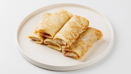 Блинчики с малиной, зам.