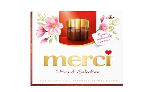 Конфеты в коробке Merci Ассорти 250 г