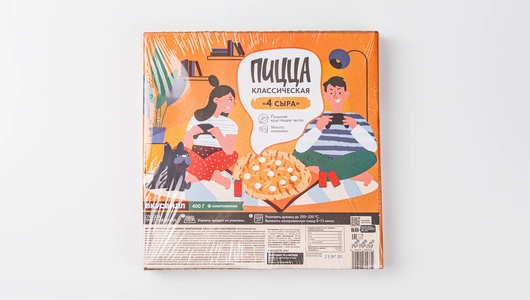 Пицца "4 сыра" классическая, зам. Пицца "4 сыра" классическая, зам.