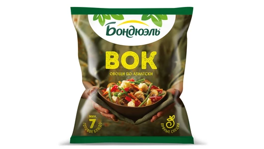 Смесь овощная Бондюэль Вок овощи по-азиатски замороженная 400 г Смесь овощная Бондюэль Вок овощи по-азиатски замороженная 400 г