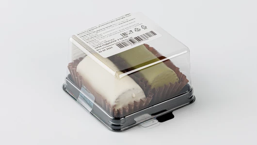 Пирожное "Картошка ассорти" белый шоколад-матча