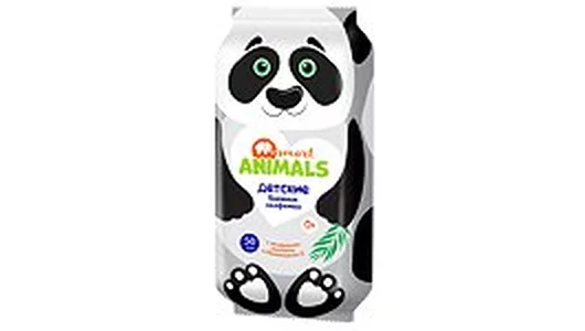 Салфетки влажные детские Smart Animals mix 50 шт Салфетки влажные детские Smart Animals mix 50 шт
