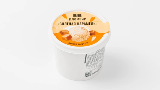 Пломбир "Соленая карамель" Пломбир "Соленая карамель"