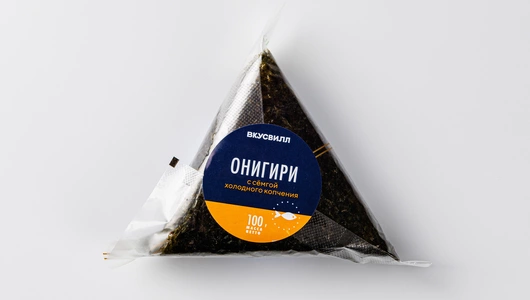 Онигири с семгой холодного копчения Онигири с семгой холодного копчения