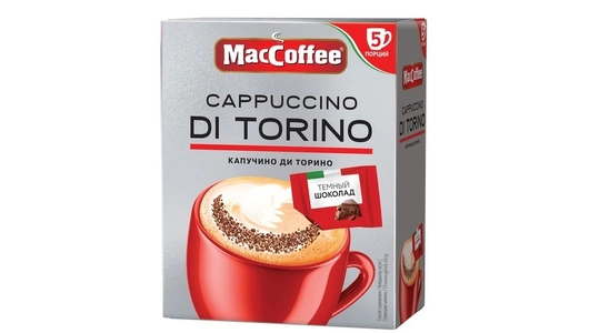 Напиток кофейный MacCoffee Cappuccino di Torino 5 шт по 25,5 г Напиток кофейный MacCoffee Cappuccino di Torino 5 шт по 25,5 г