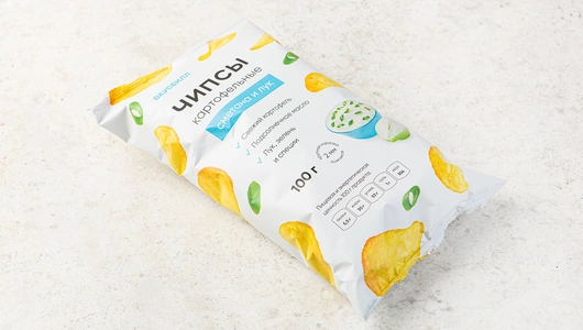 Чипсы картофельные "Сметана-лук" Чипсы картофельные "Сметана-лук"