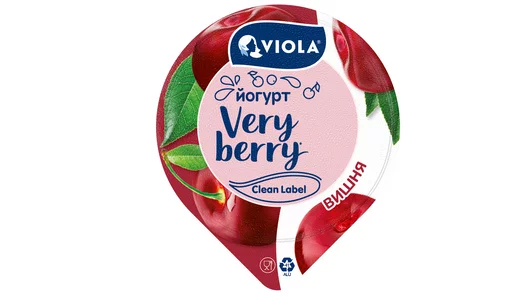Йогурт Viola Very Berry с вишней 2,6% 180 г