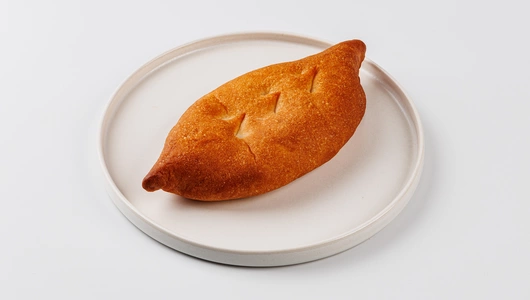 Пирожок постный с яблоком, кафе рег