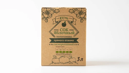 Сок яблочный, 3 л