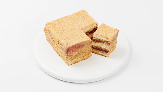 Торт "НеМедовик с малиной", веган