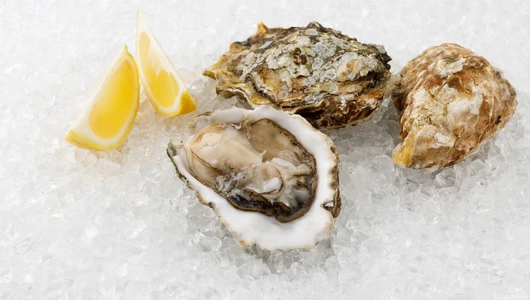 Устрицы живые тихоокеанские, шт.