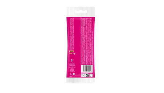 Бритва женская BIC Twin Lady с двумя лезвиями 5 шт Бритва женская BIC Twin Lady с двумя лезвиями 5 шт