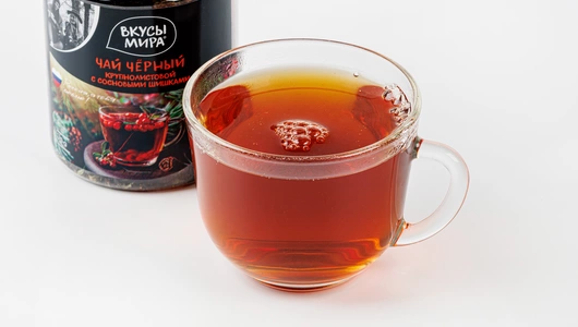 Чай черный крупнолистовой с сосновыми шишками, 70 г