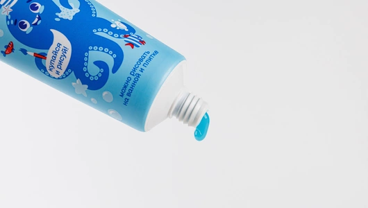 Гель для душа детский "Мыльная краска (синяя)"