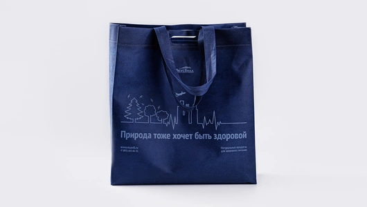 Сумка "ВкусВилл" синяя