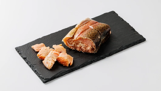 Форель радужная горячего копчения, вес