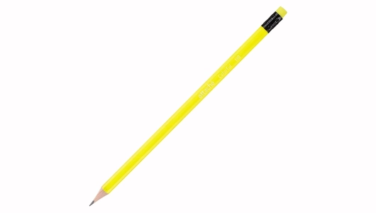 Карандаш чернографитный Attache Colorful HB с ластиком заточенный 1 шт