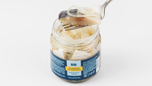 Скумбрия "По-питерски" с луком, 180 г Скумбрия "По-питерски" с луком, 180 г