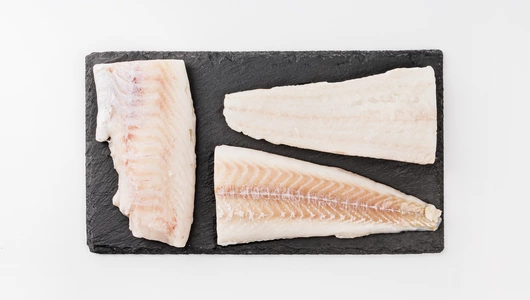 Треска филе кусок без кожи судовая зам., 600 г