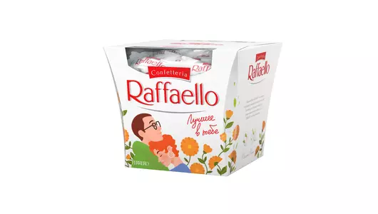 Конфеты в коробке Raffaello с цельным миндальным орехом в кокосовой обсыпке 150 г Конфеты в коробке Raffaello с цельным миндальным орехом в кокосовой обсыпке 150 г